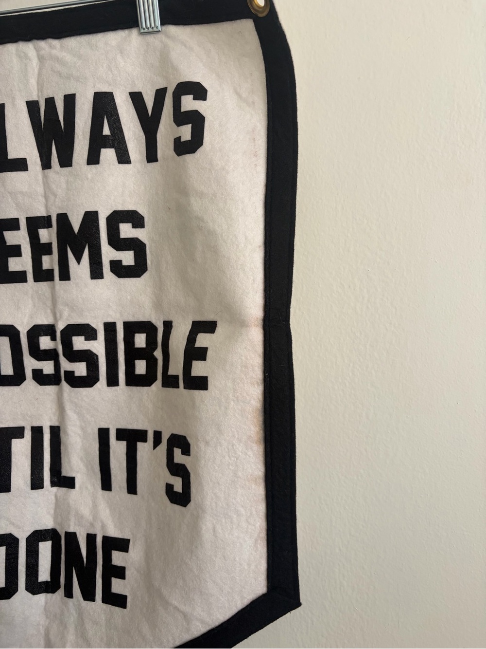 “It always seems impossible until
It’s done” by Oxford Pennant - Picture 2 of 6